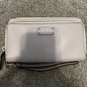 Mauve Kate Spade Wristlet